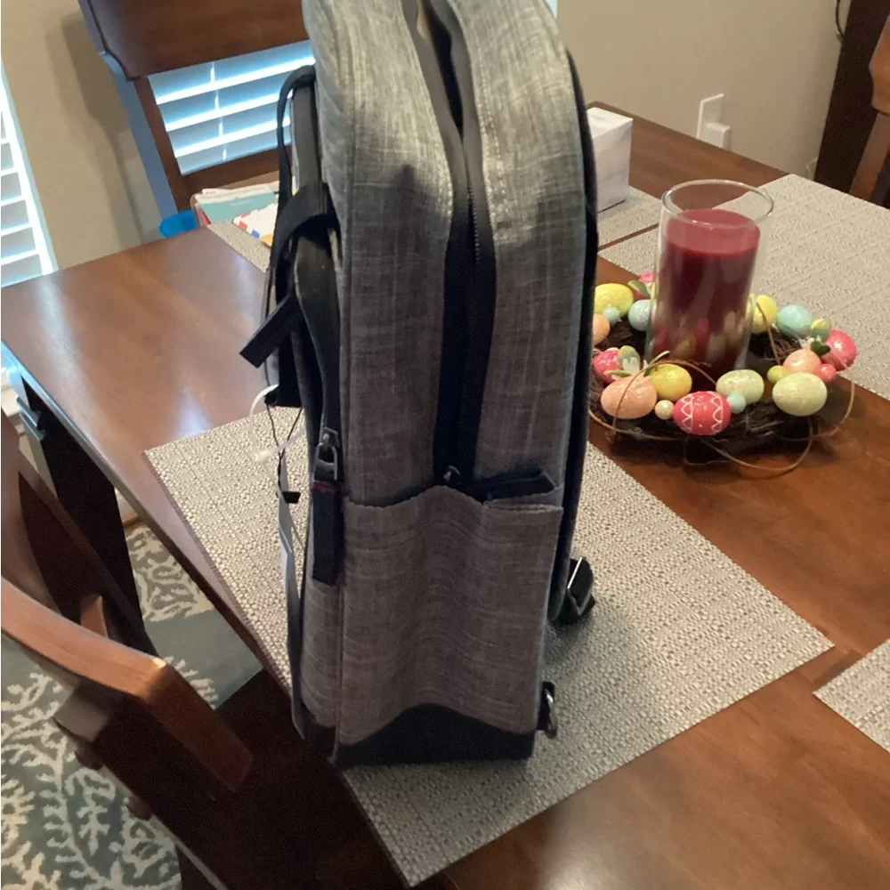 Gray Ricardo of Beverly Hills Men’s Travel Briefcase Backpack
